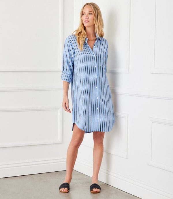 Stripe Shirtdress - Image 3