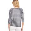3/4 Sleeve Tie Front Top - Image 5