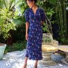 Bias Puff Sleeve Dress