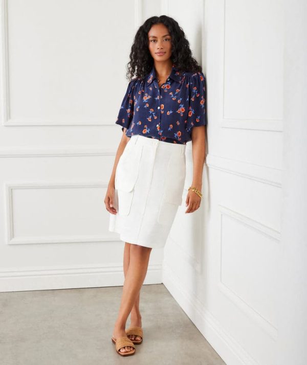 Shirred Button Up Blouse - Image 5