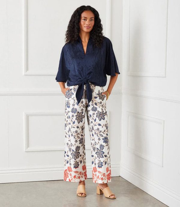 Drawstring Cropped Pants