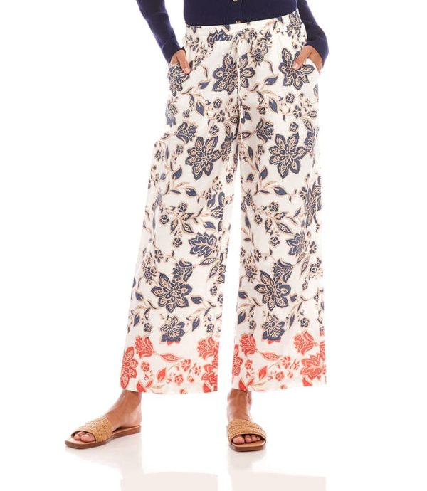 Drawstring Cropped Pants - Image 2