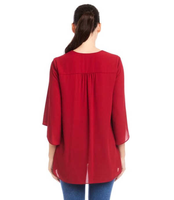 Bracelet Sleeve Asymmetric Top - Image 3