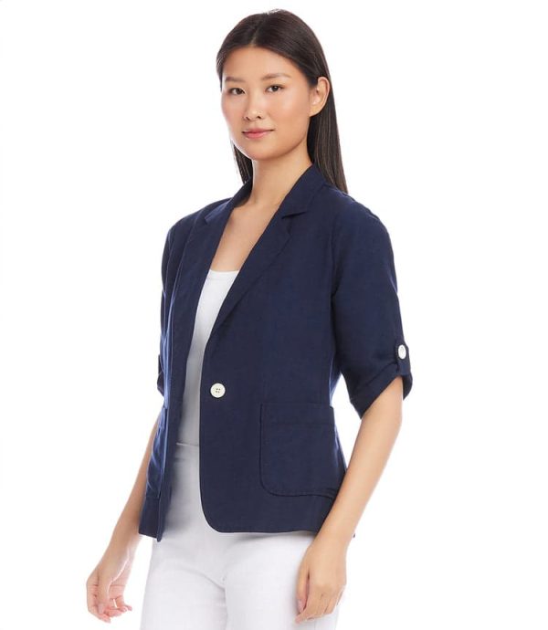 Roll Tab Sleeve Jacket - Image 2