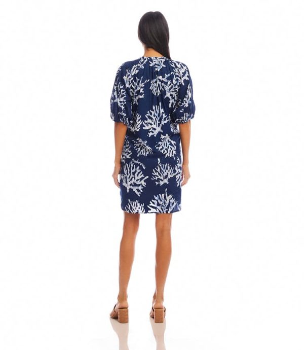 Puff Sleeve Tassel Dress - Image 6