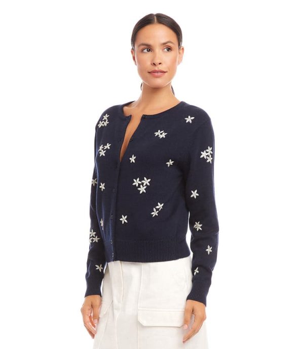 Embellished Cardigan Sweater - Image 4