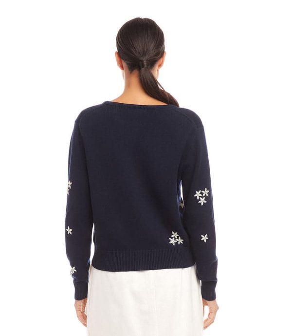Embellished Cardigan Sweater - Image 5