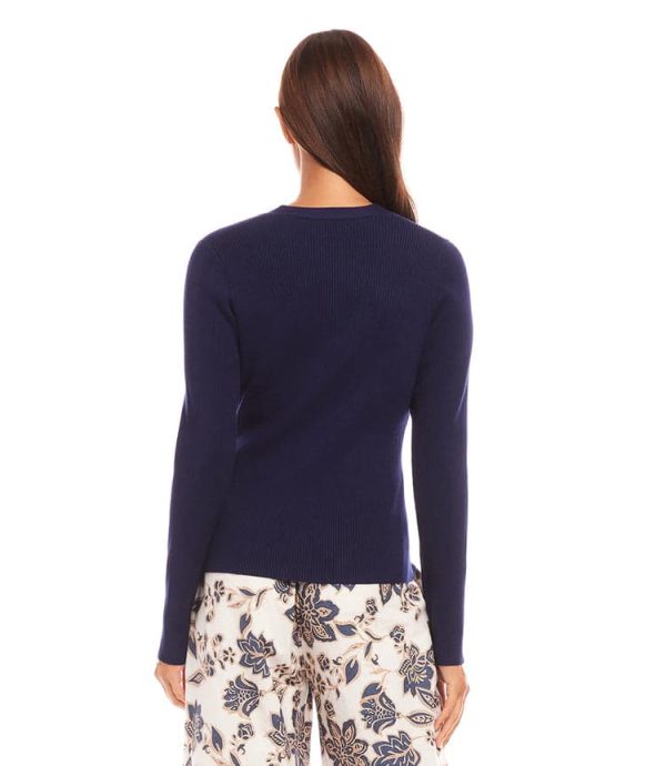 Ribbed Cardigan Sweater - Image 4