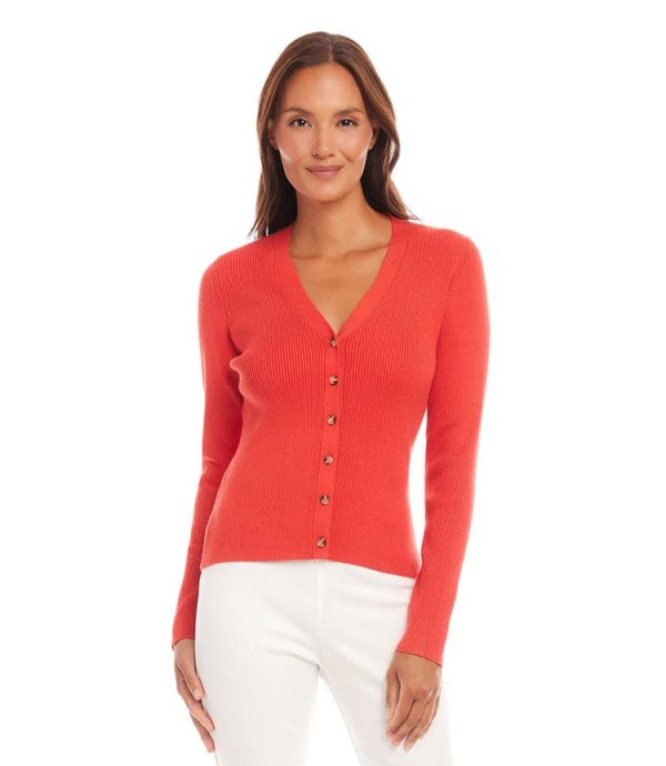 Ribbed Cardigan Sweater - Image 3