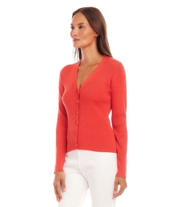 Ribbed Cardigan Sweater - Image 4