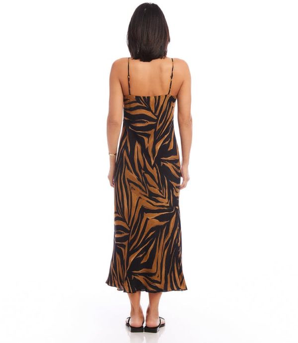 Bias Cut Midi Dress - Image 4