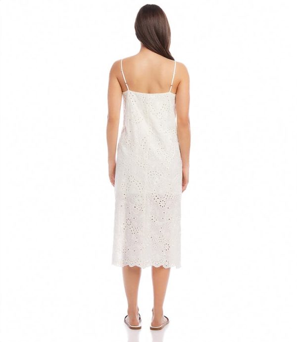 Eyelet Midi Dress - Image 4