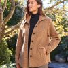 Brushed Shirt Jacket