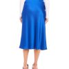 Satin Bias Cut Midi Skirt - Image 4
