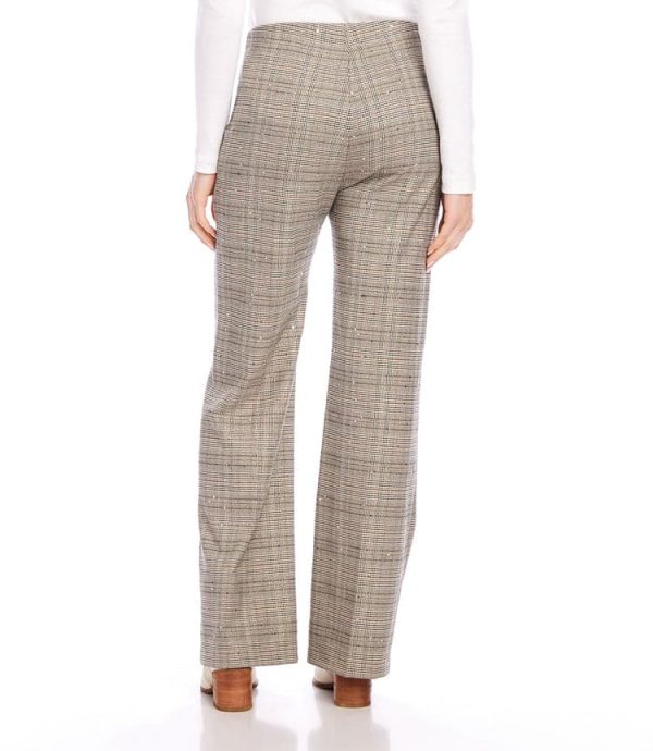 Sequin Plaid Pants - Image 3
