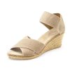 Cannon Espadrille Wedge Linen Sandals
