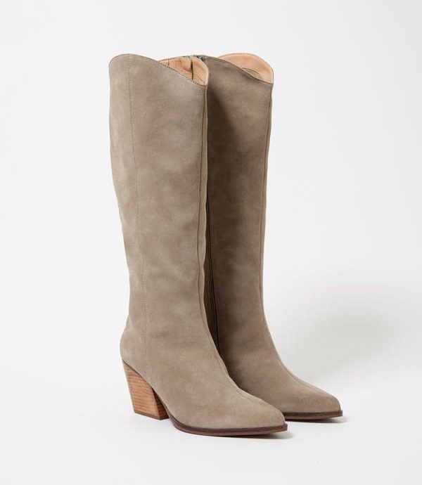 Pointed Toe Western High Boots - Image 2