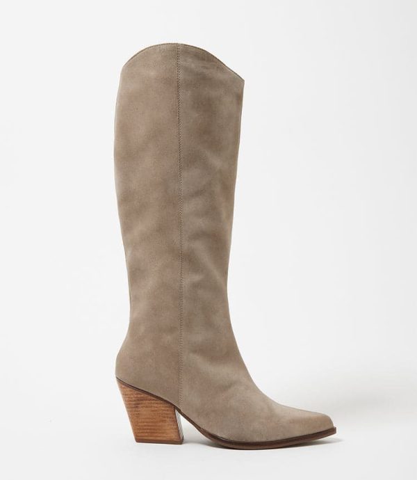 Pointed Toe Western High Boots - Image 3