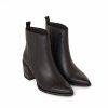 Western Chelsea Leather Booties