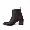 Western Chelsea Leather Booties - Image 5