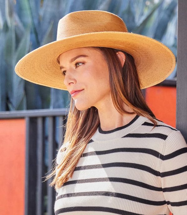 Wide Brim Palm Leaf Hat - Image 6