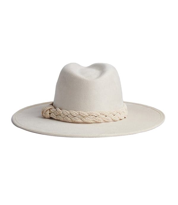 Braided Trim Fedora Hat - Image 5