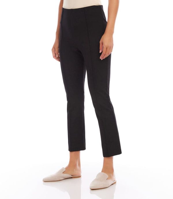 Cropped Pintuck Pants - Image 2