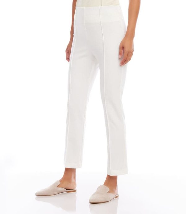 Cropped Pintuck Pants - Image 2