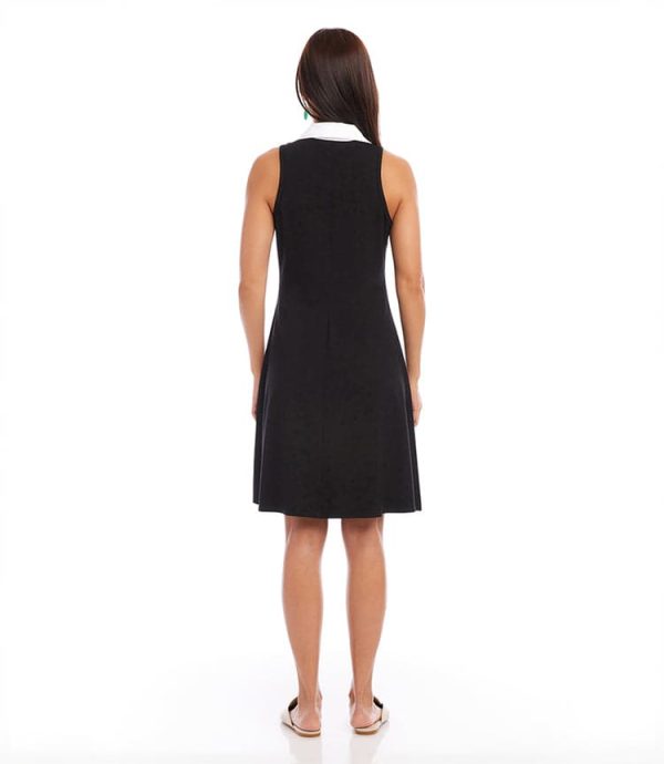 Contrast Placket Dress - Image 4