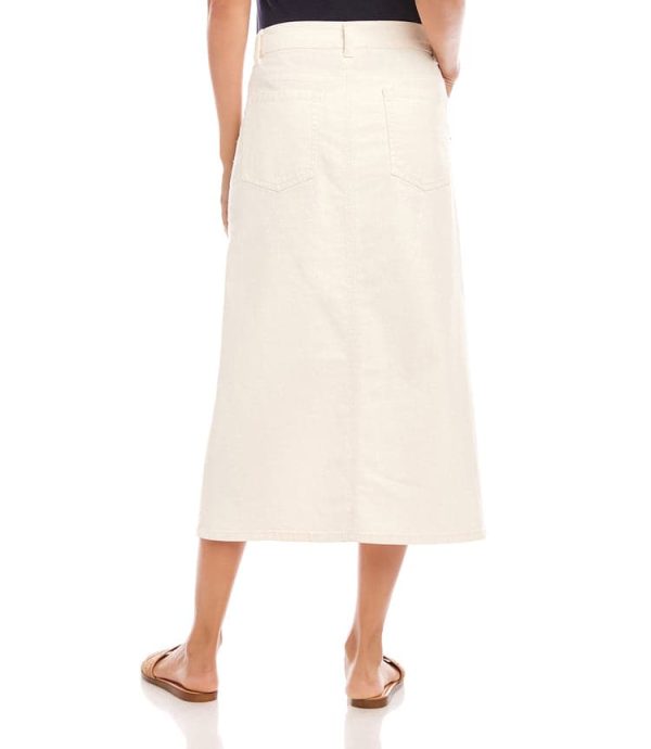 Denim Midi Skirt - Image 3
