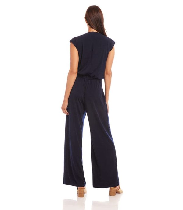 Sleeveless Travel Jersey Jumpsuit - Image 4