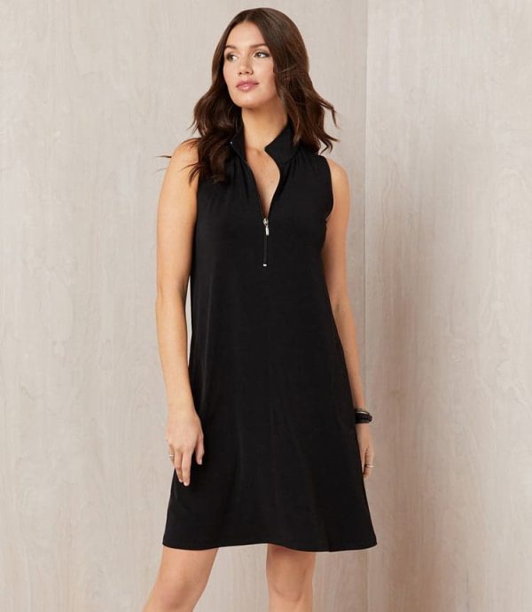 Sleeveless Zip-Up Travel Dress - Image 2