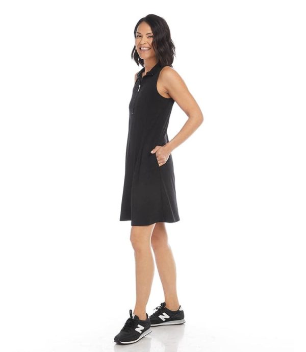 Sleeveless Zip-Up Travel Dress - Image 4
