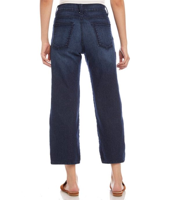 Wide Leg Cropped Jeans - Image 3