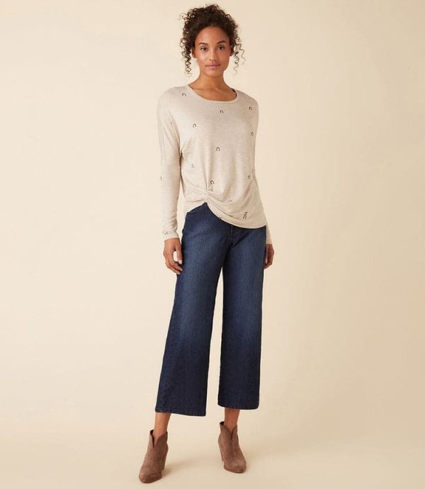 Wide Leg Cropped Jeans - Image 5