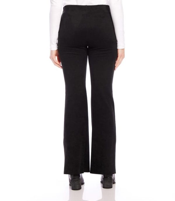 Faux Suede Bootcut Pants - Image 3