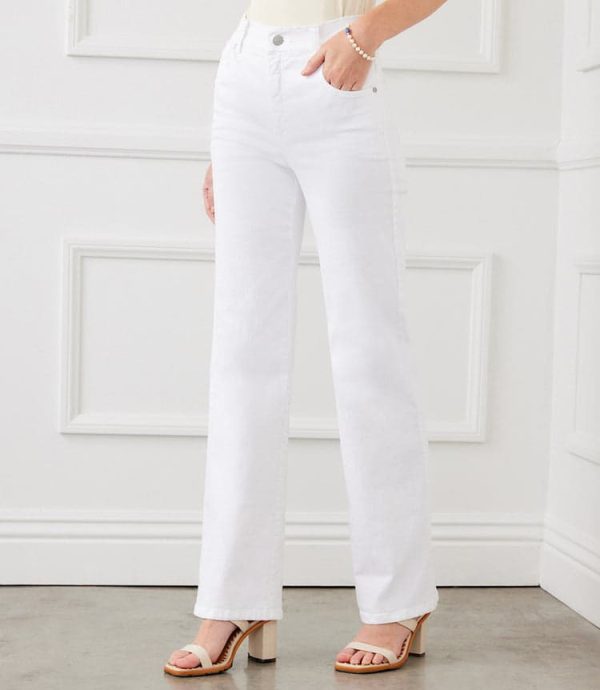 Slim Wide Leg Jeans - Image 2