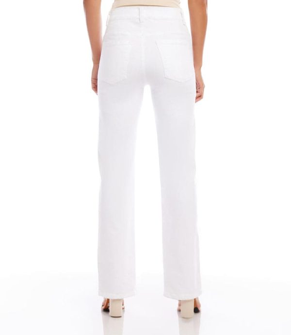 Slim Wide Leg Jeans - Image 5