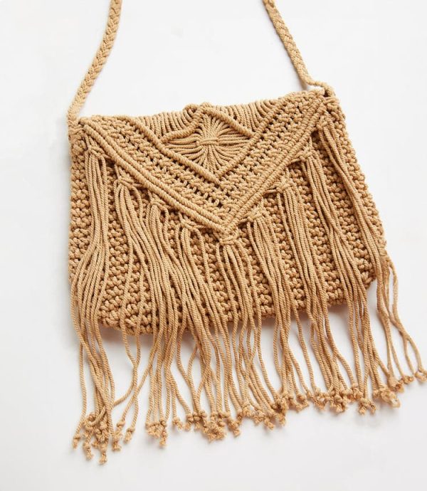 Macrame Crossbody Bag - Image 3